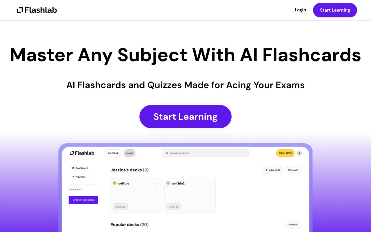flashlab.io — preview screenshot