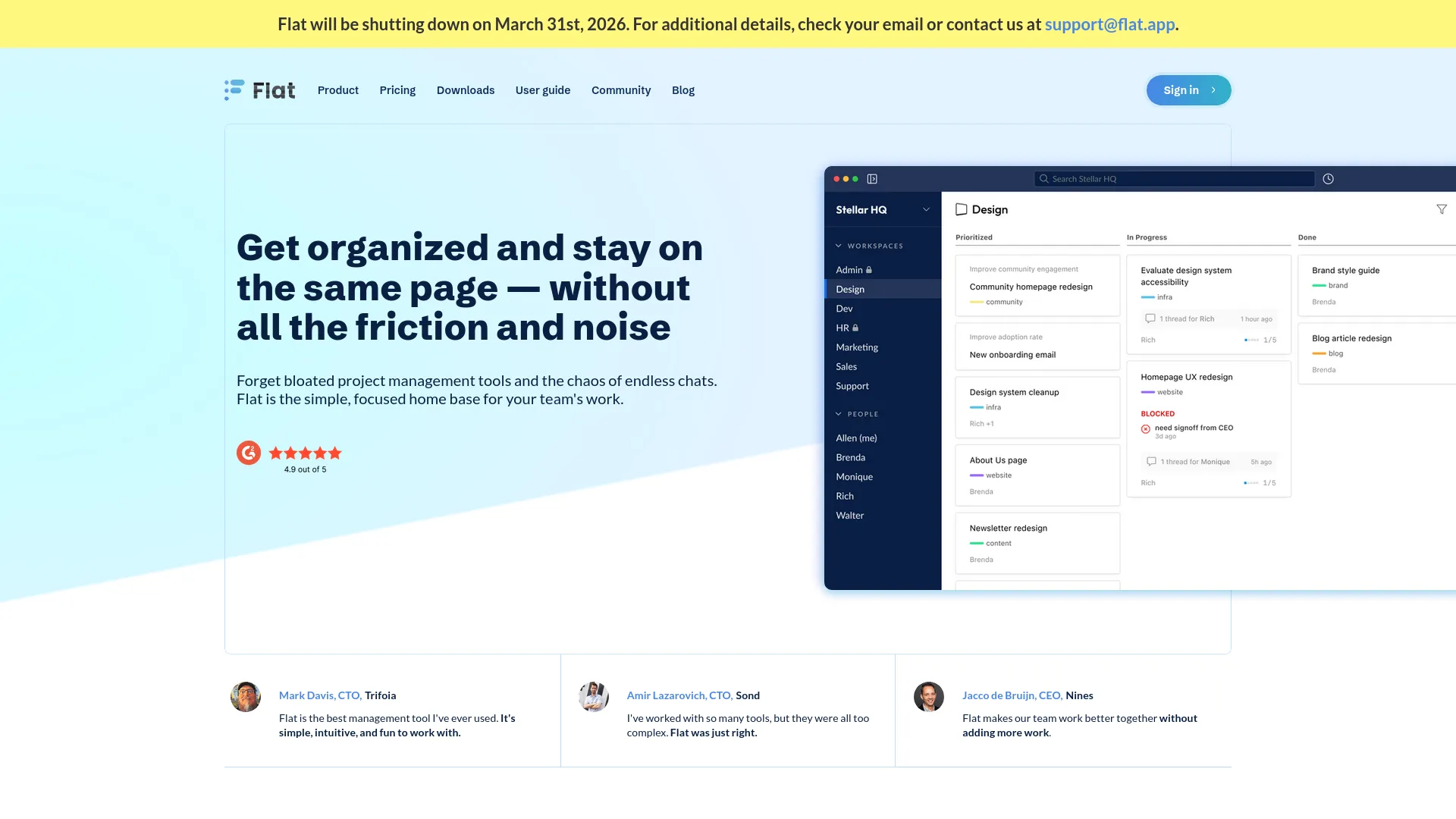 Flat — preview screenshot