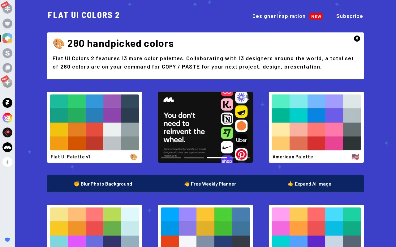 Flat UI Colors — preview screenshot