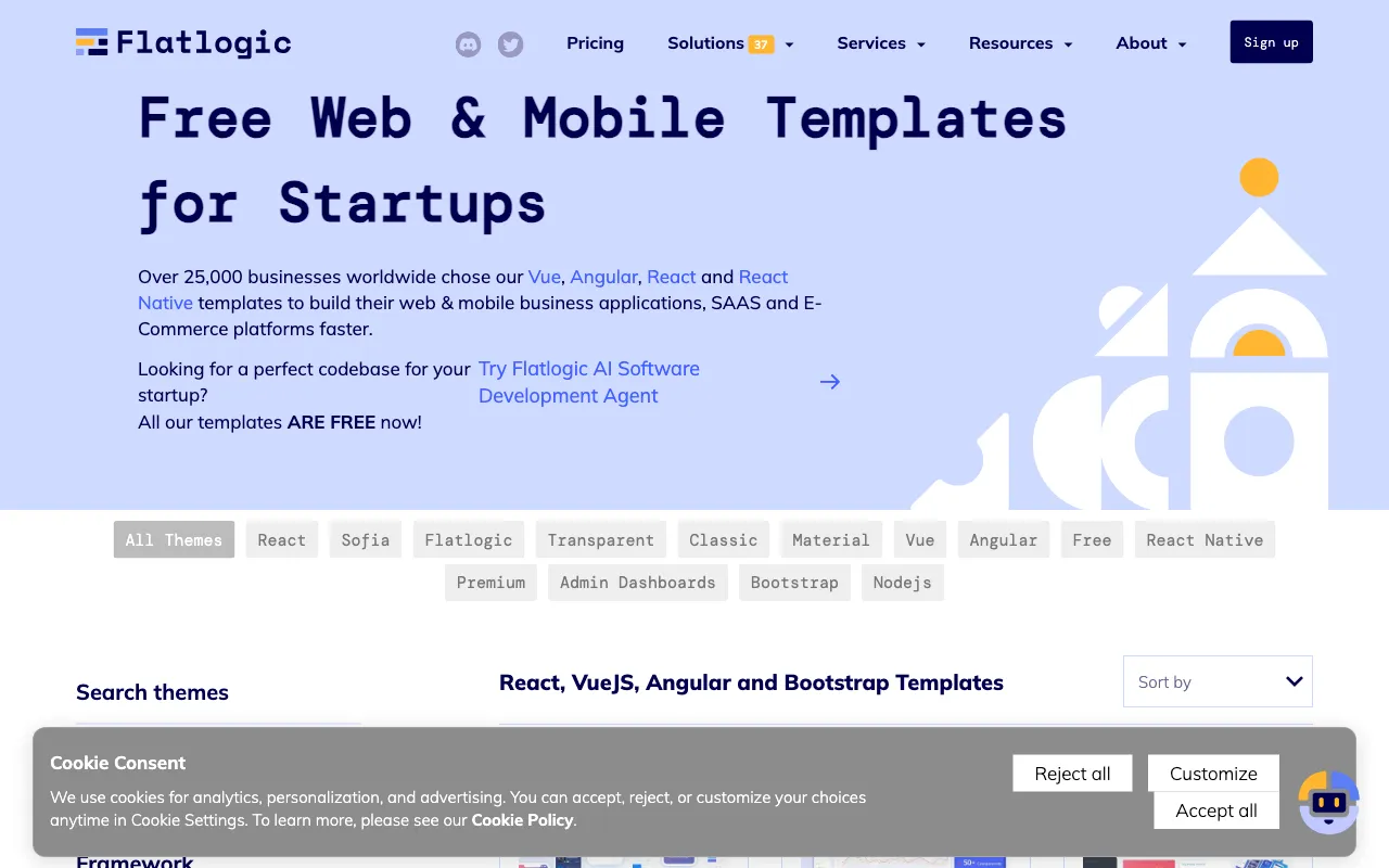 Flatlogic — preview screenshot