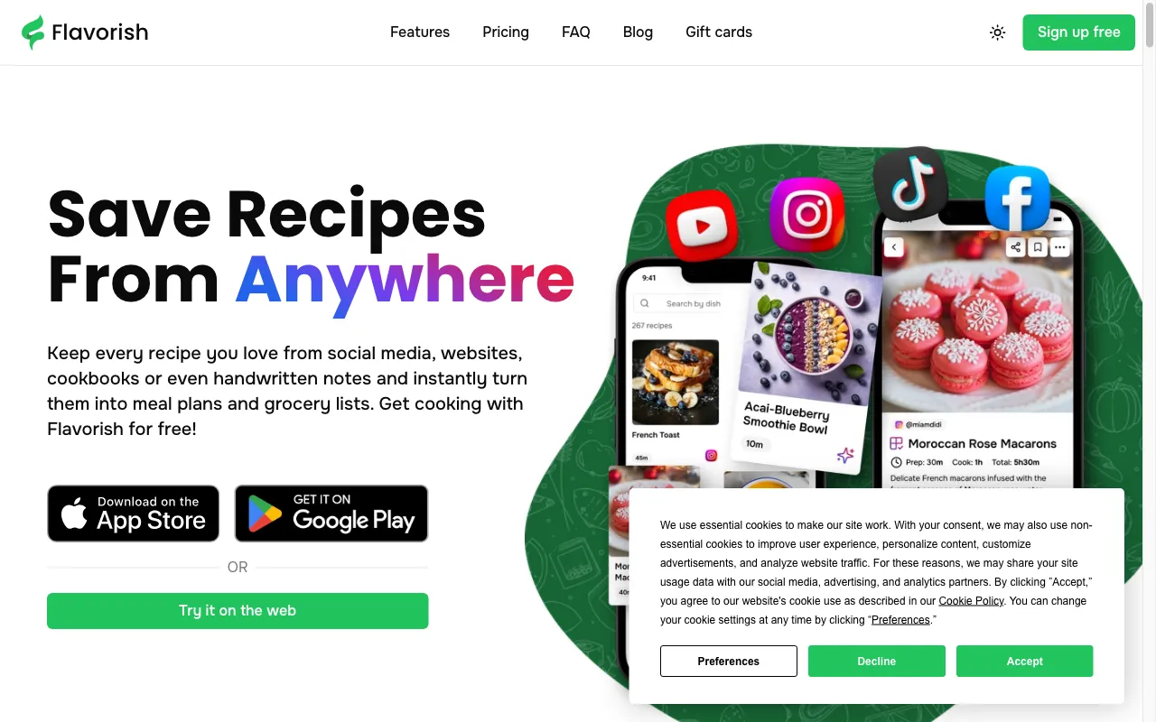 Flavorish — preview screenshot