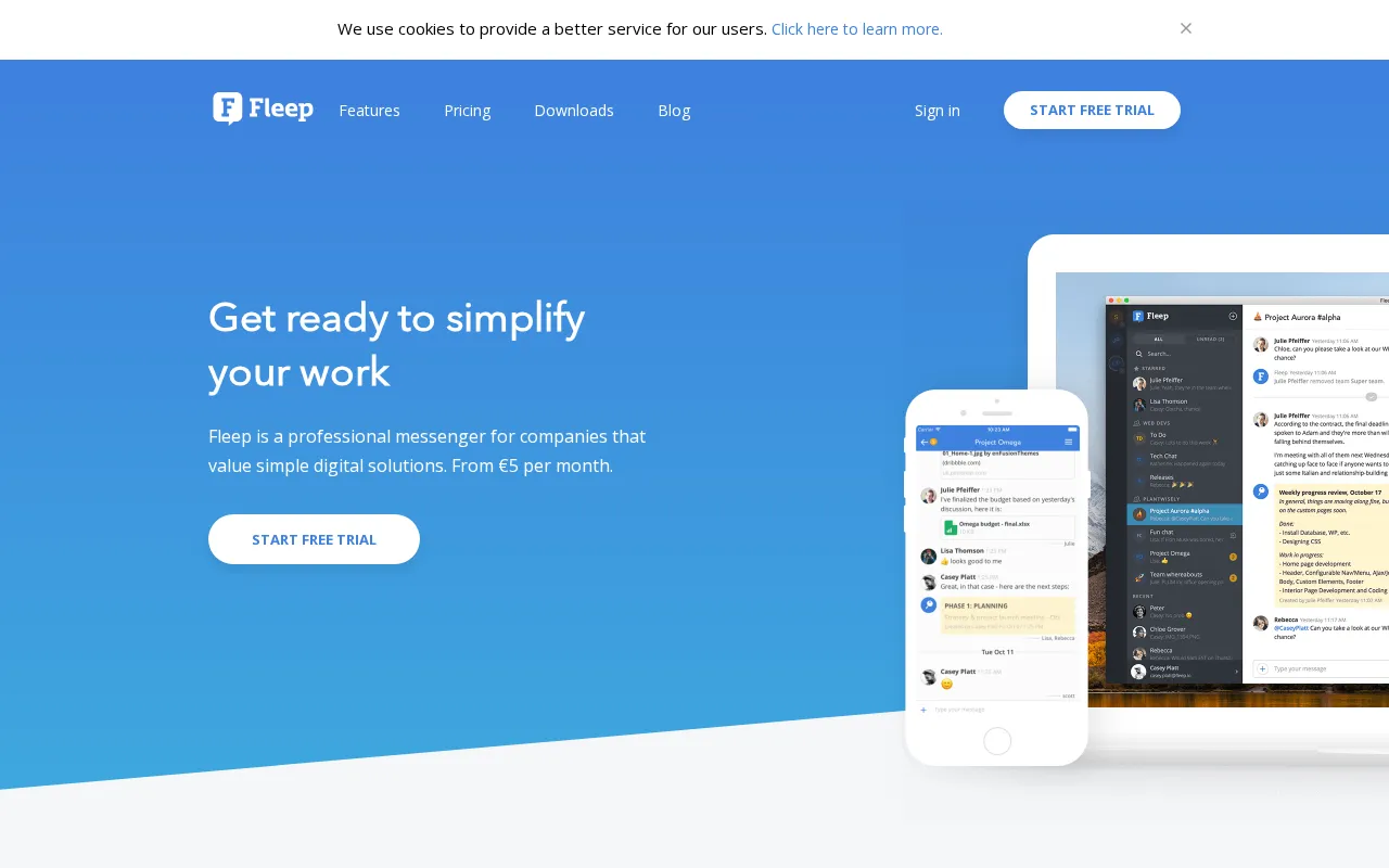 Fleep — preview screenshot