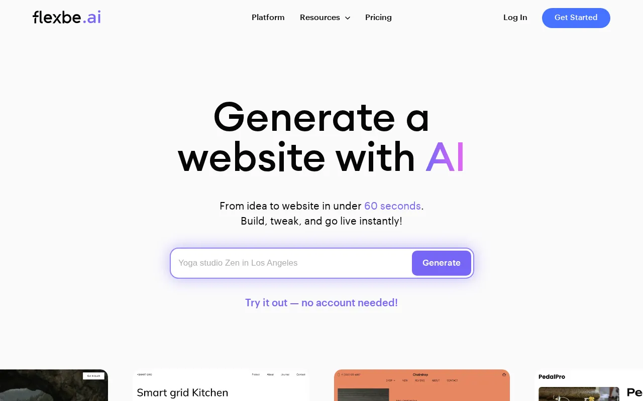 Flexbe.AI — preview screenshot