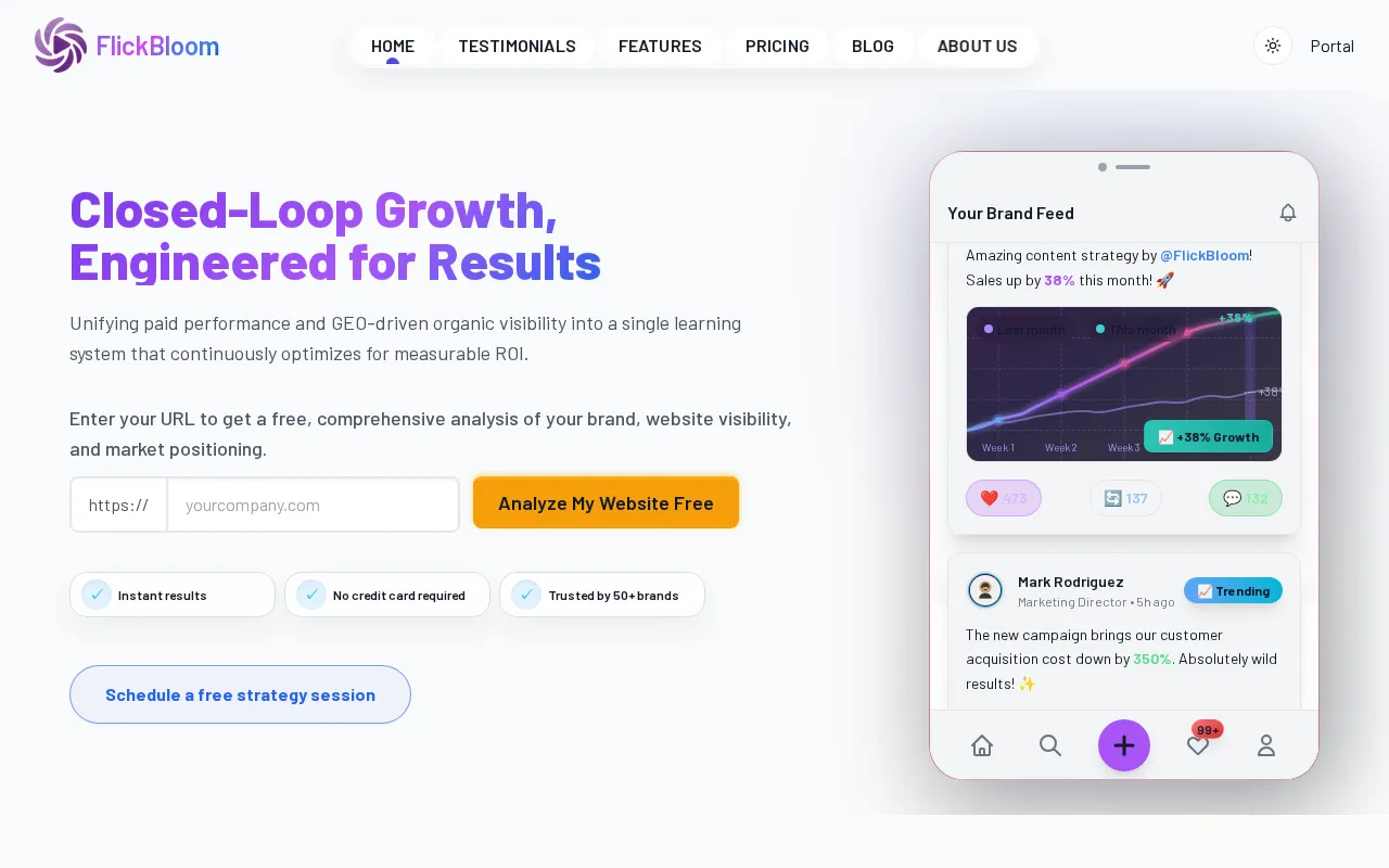 FlickBloom — preview screenshot