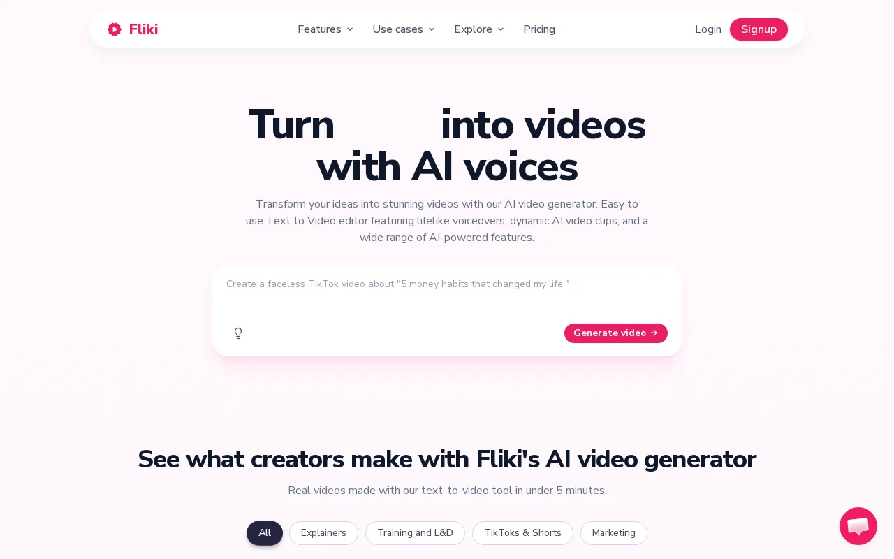 Fliki — preview screenshot