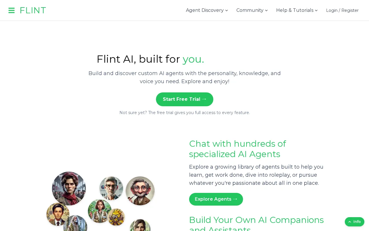 Flint AI — preview screenshot