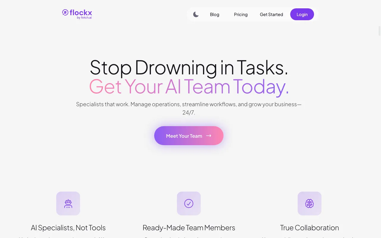 Flockx — preview screenshot