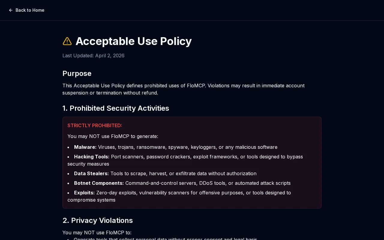 FloMCP — preview screenshot