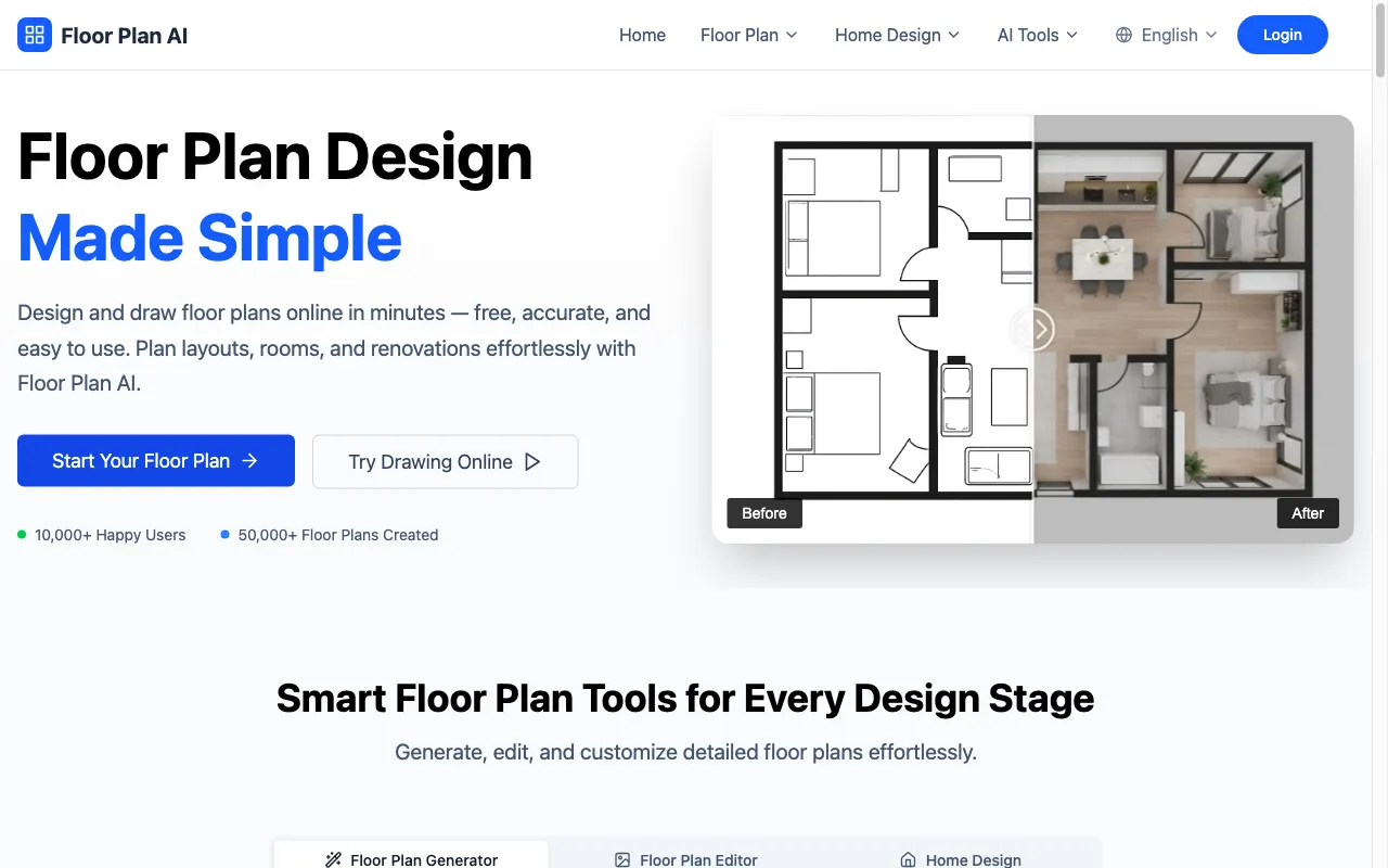 Floor Plan AI — preview screenshot
