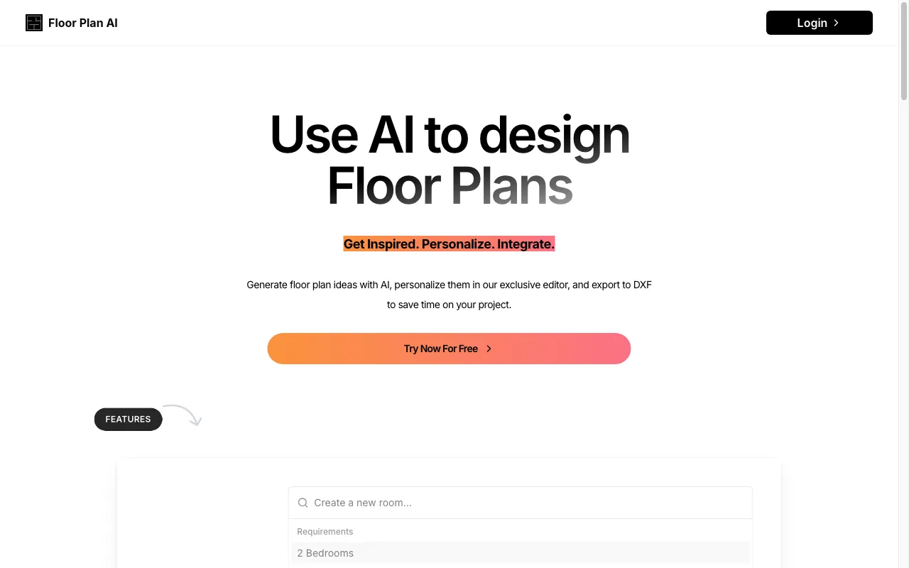 Floor Plan AI — preview screenshot