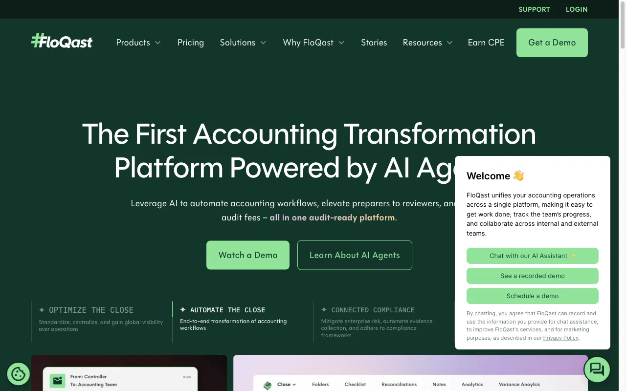 FloQast — preview screenshot