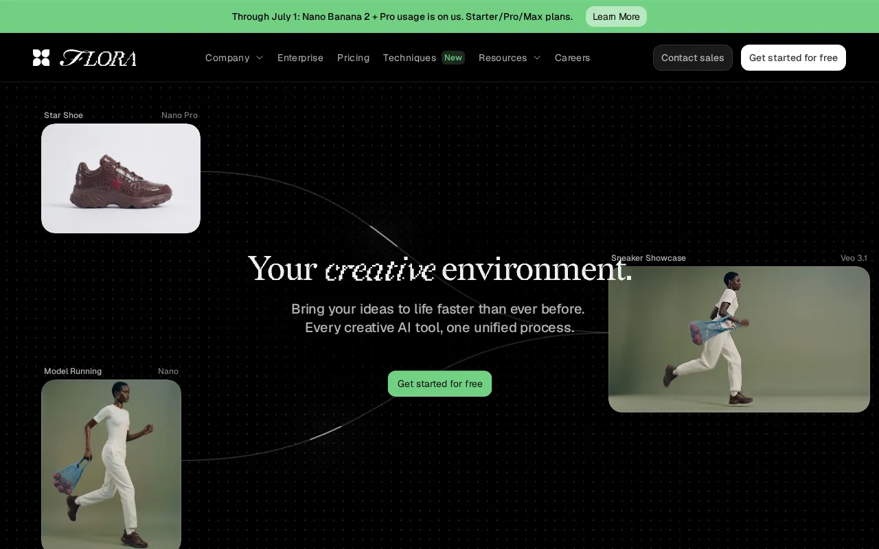 FLORA AI — preview screenshot