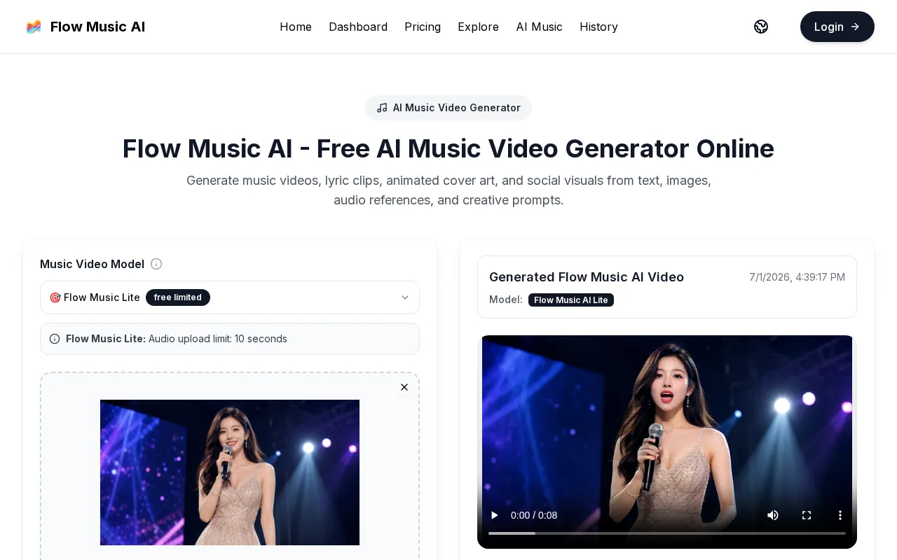 Flow Music AI — preview screenshot