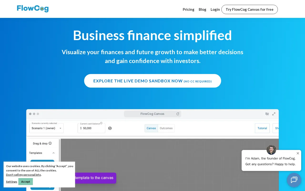 FlowCog — preview screenshot