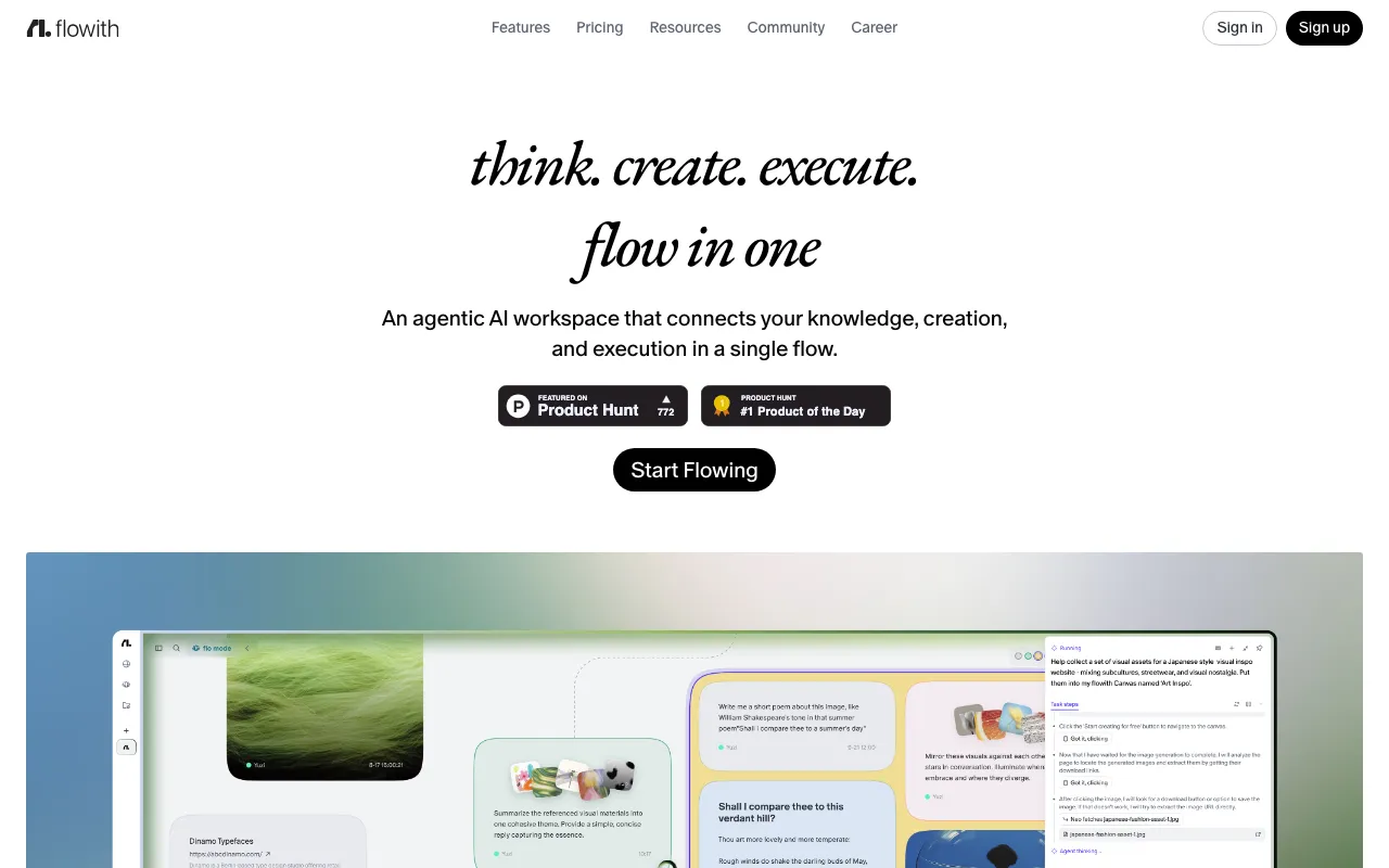 Flowith — preview screenshot