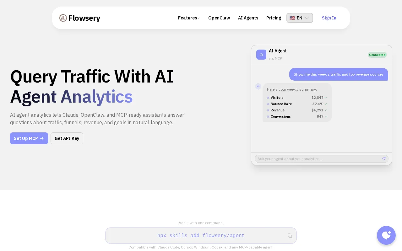 Flowsery — preview screenshot