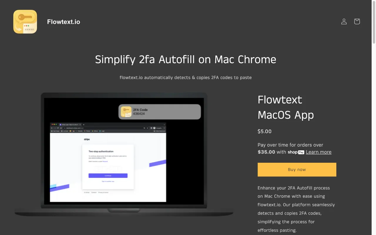 flowtext.io — preview screenshot
