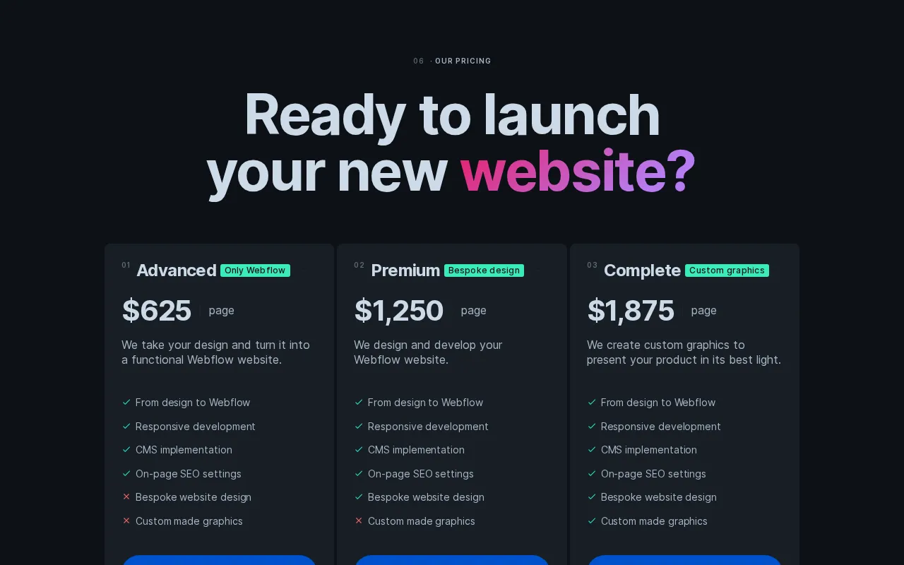 Flowyak — pricing page