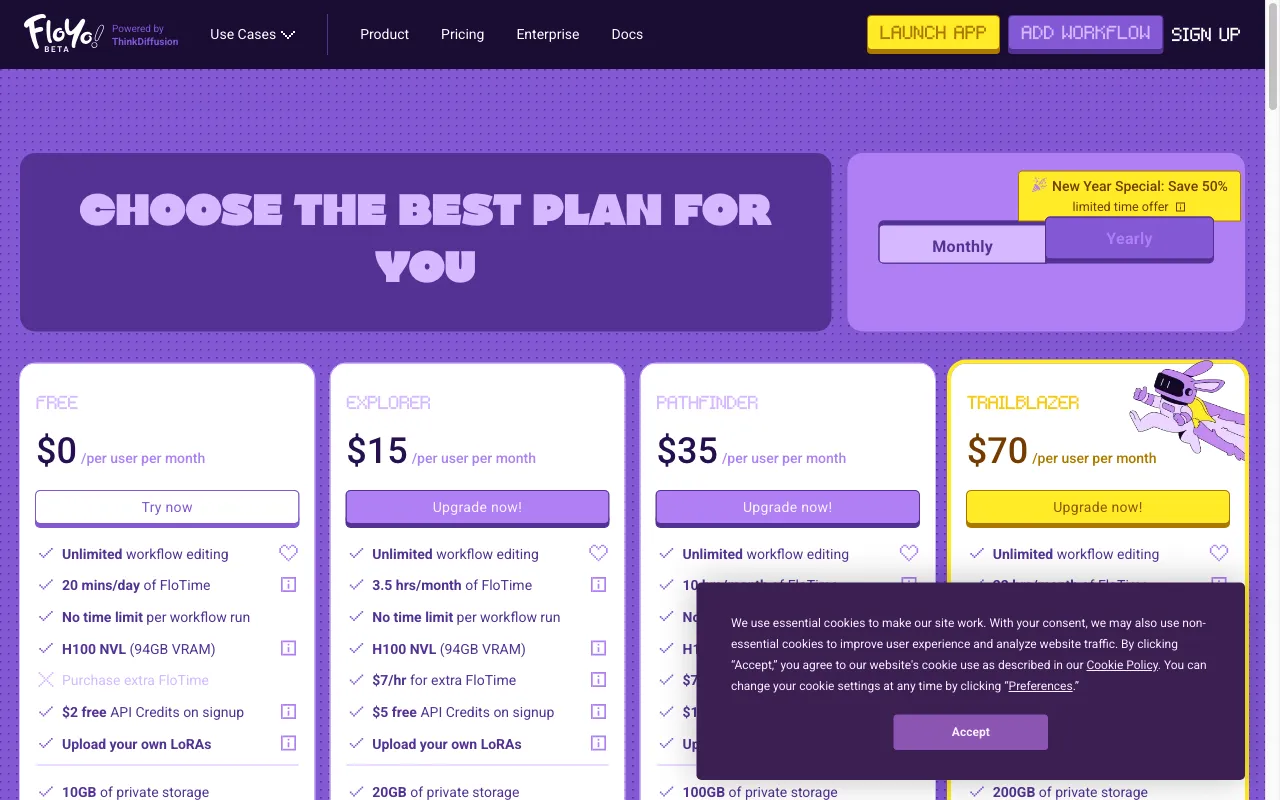 Floyo — pricing page