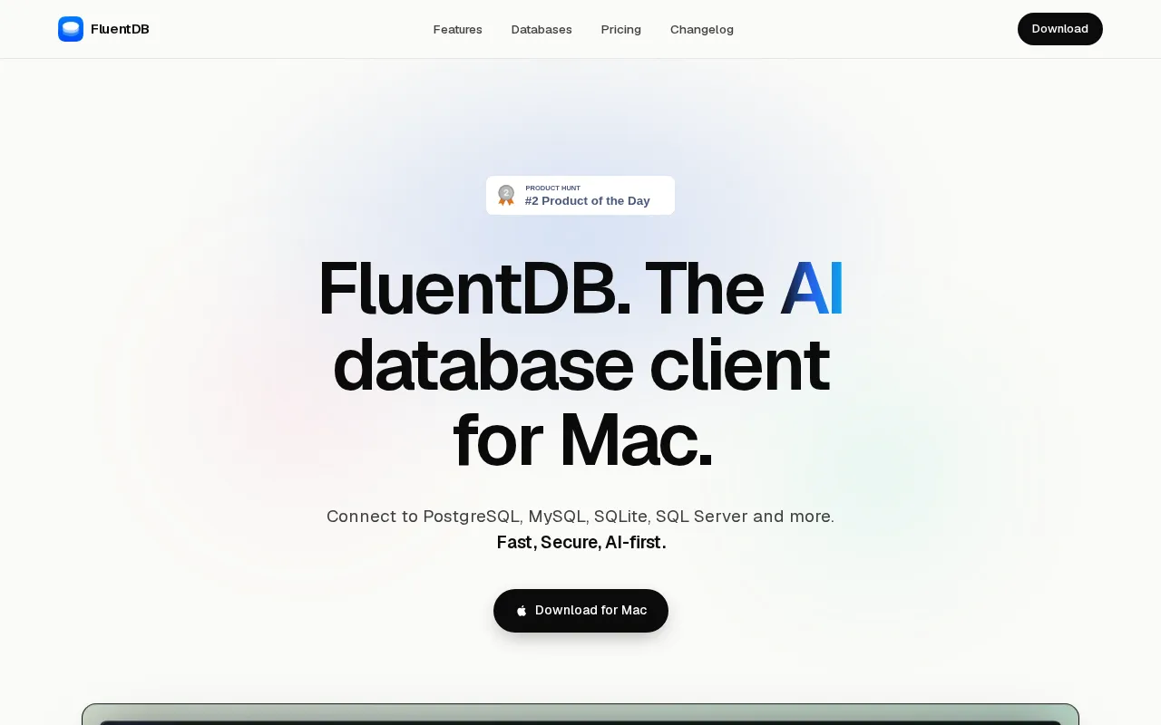 FluentDB — preview screenshot