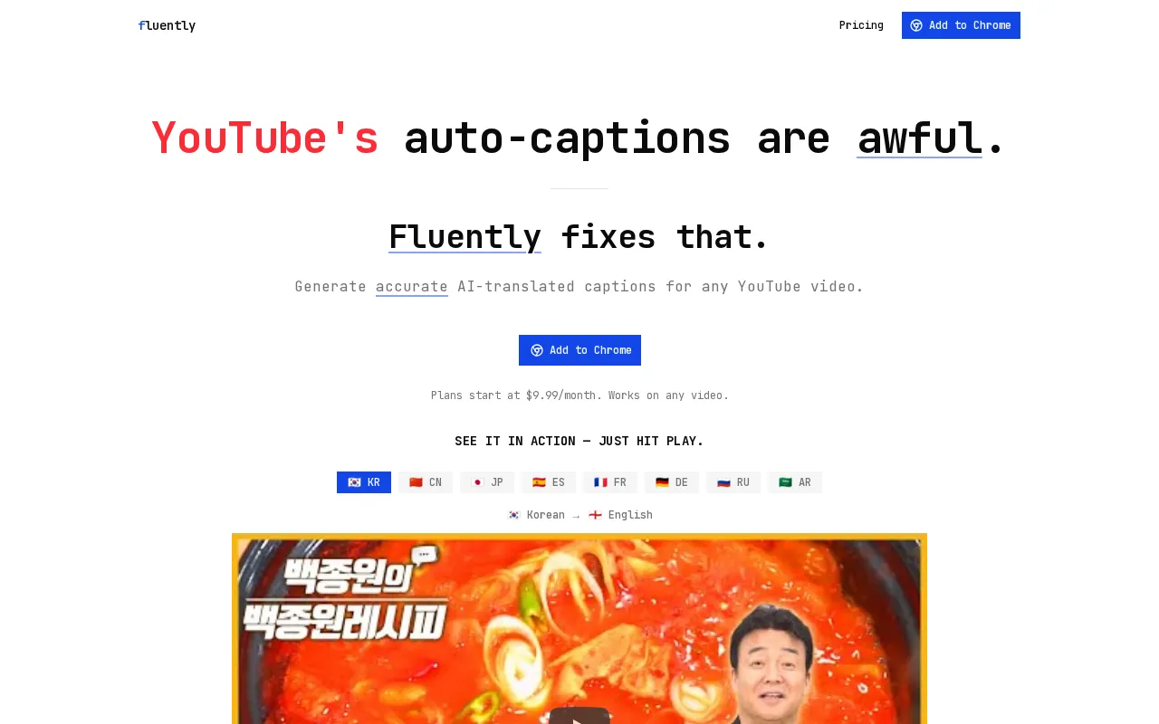 Fluently — preview screenshot