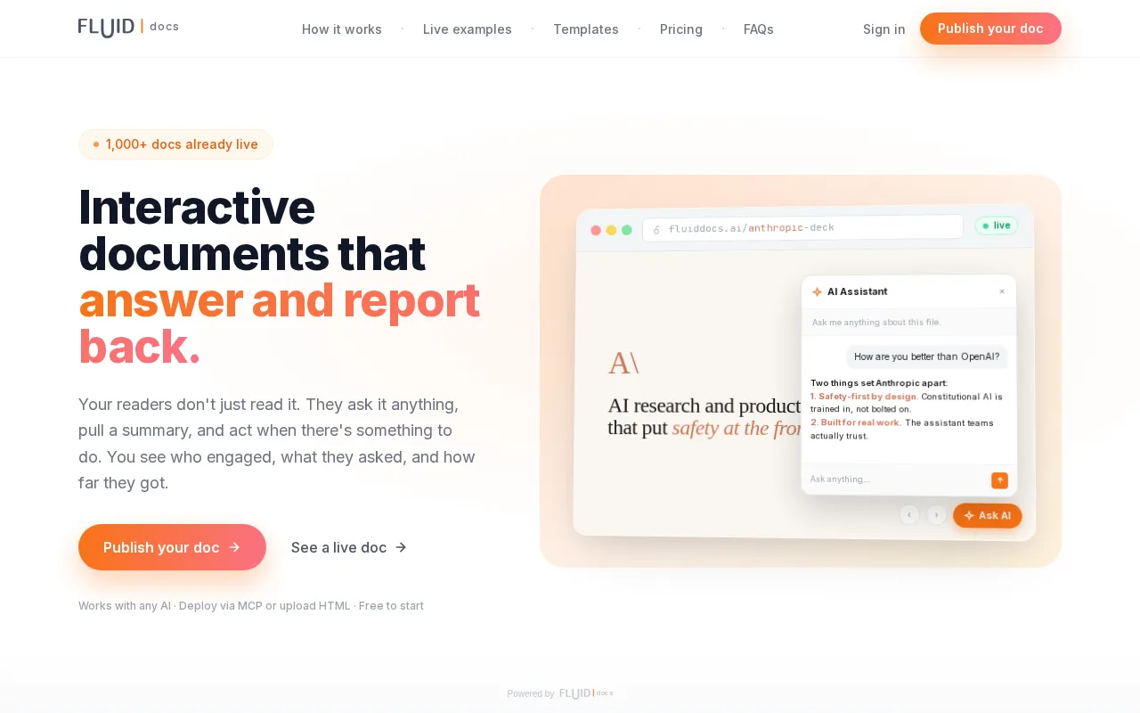 FluidDocs — preview screenshot
