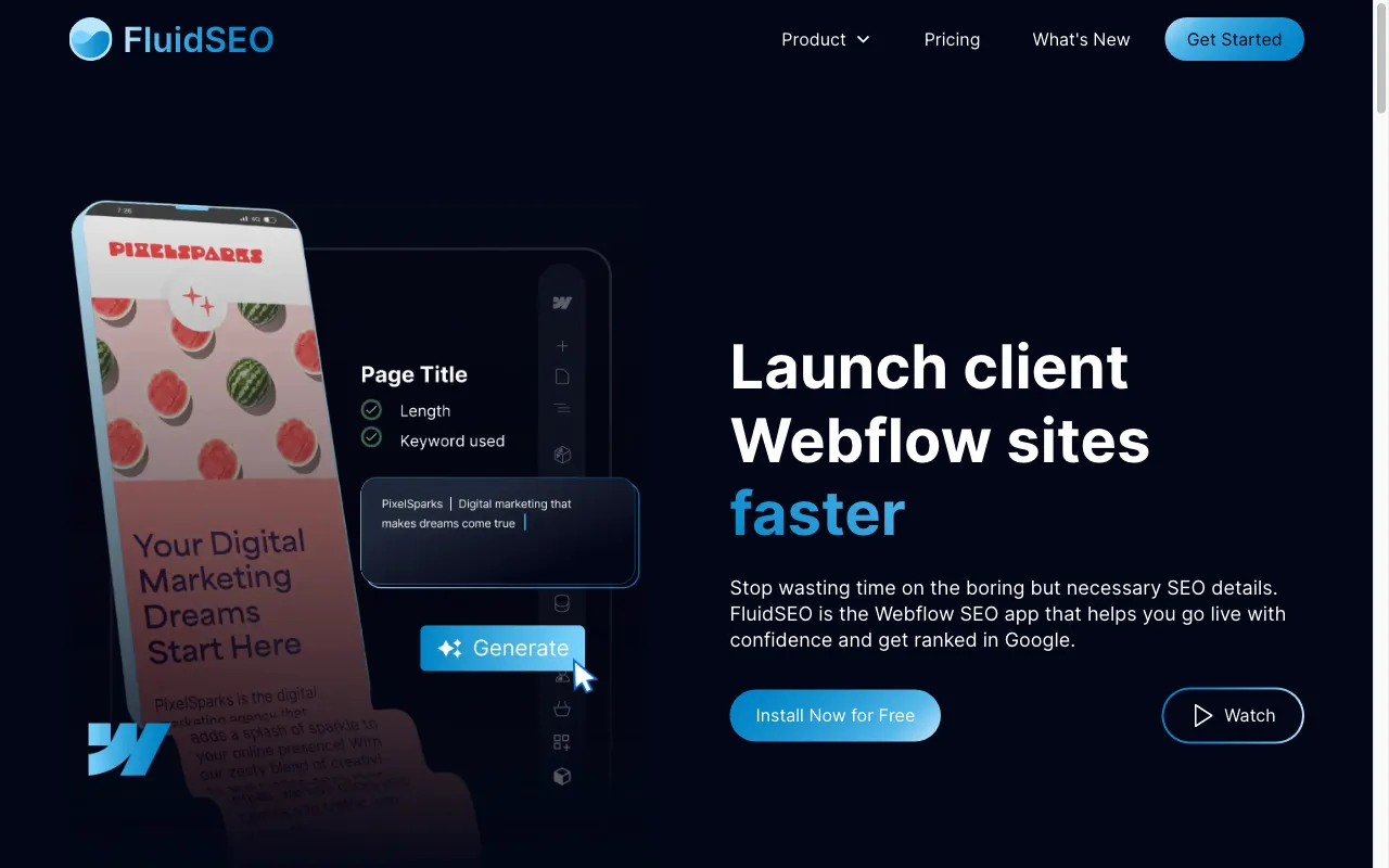 FluidSEO — preview screenshot
