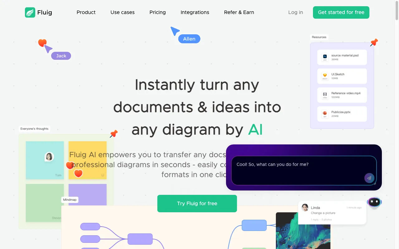 Fluig AI — preview screenshot