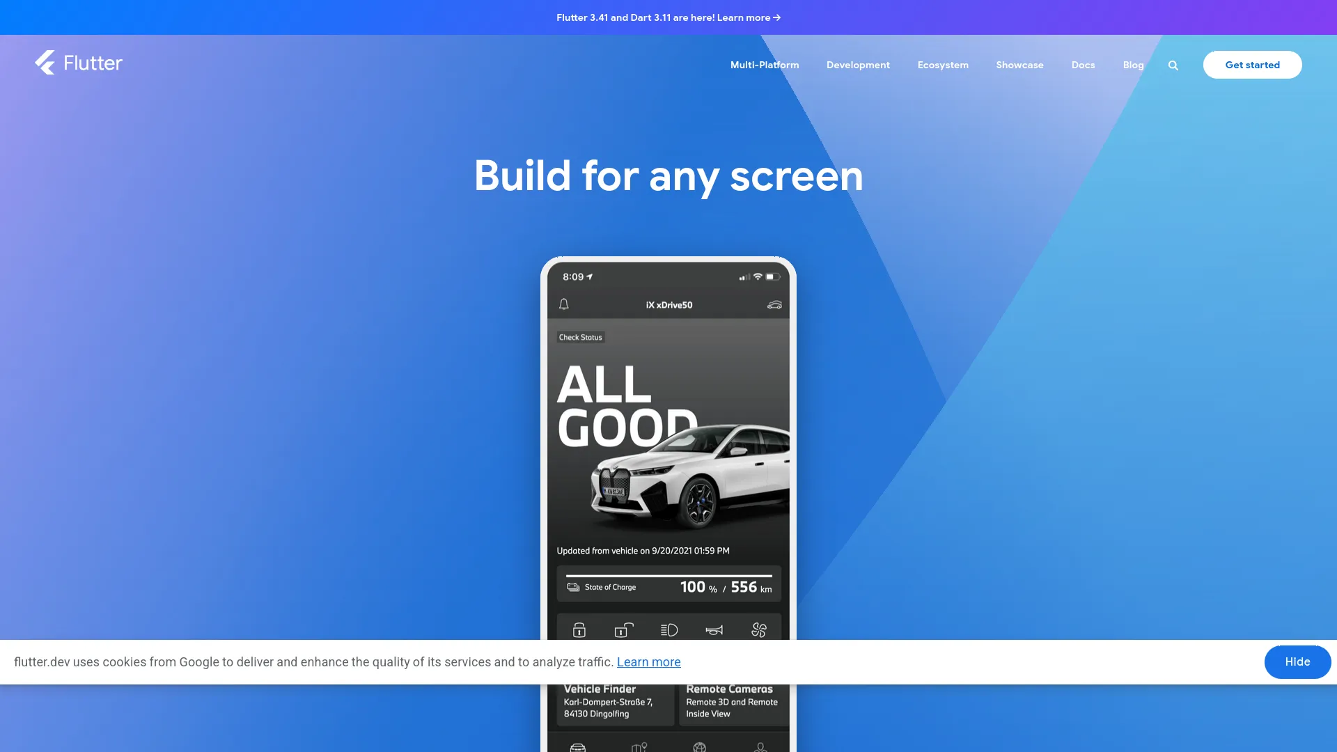 Flutter — preview screenshot