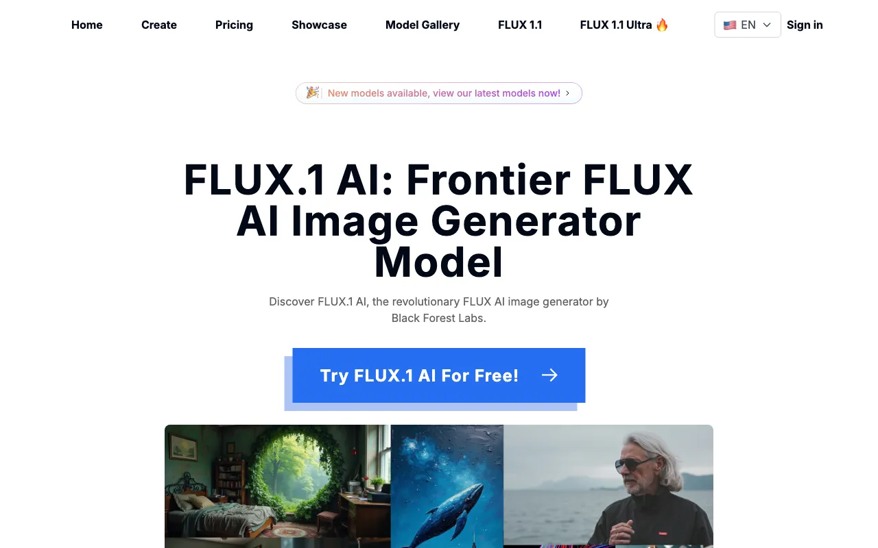 FLUX.1 AI — preview screenshot