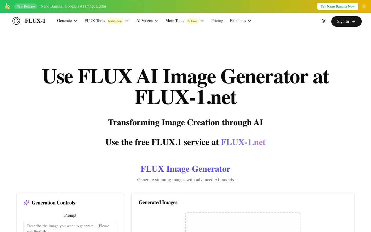 FLUX-1.net — preview screenshot