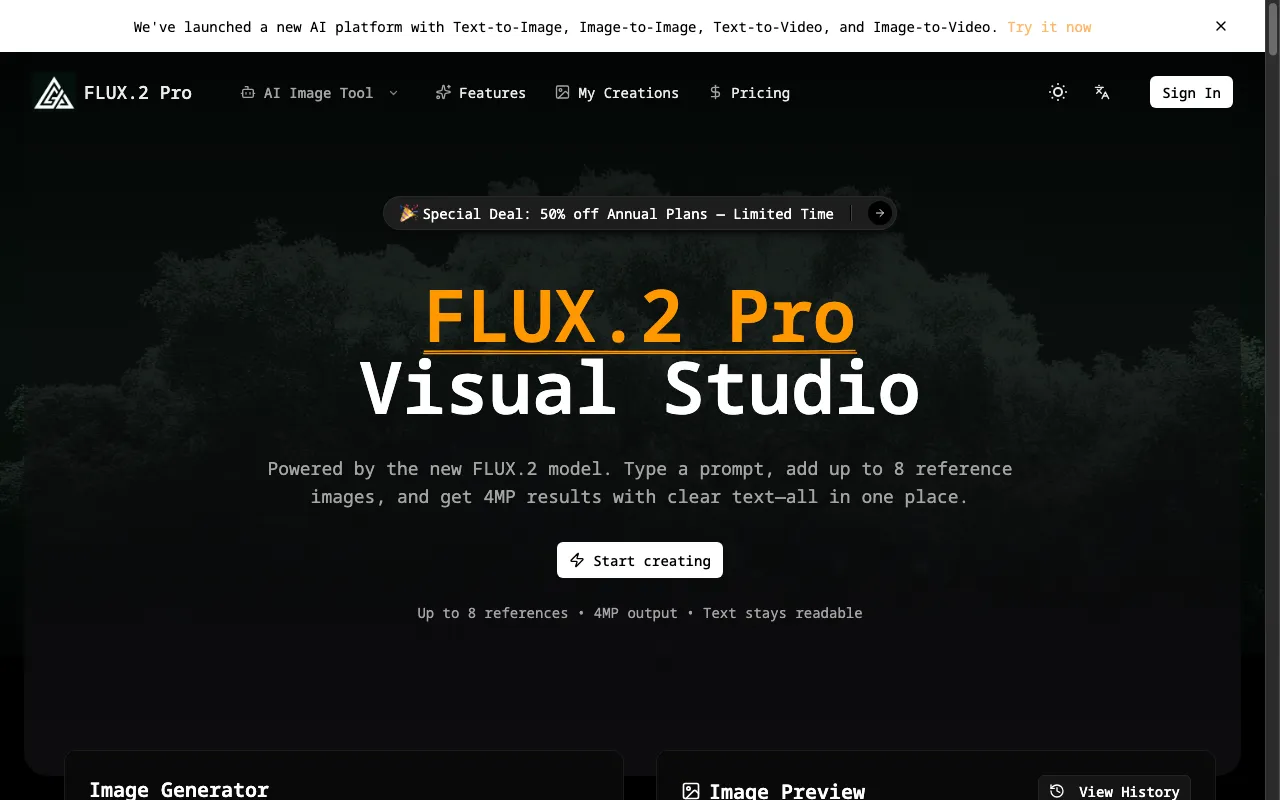 FLUX.2 Pro AI — preview screenshot