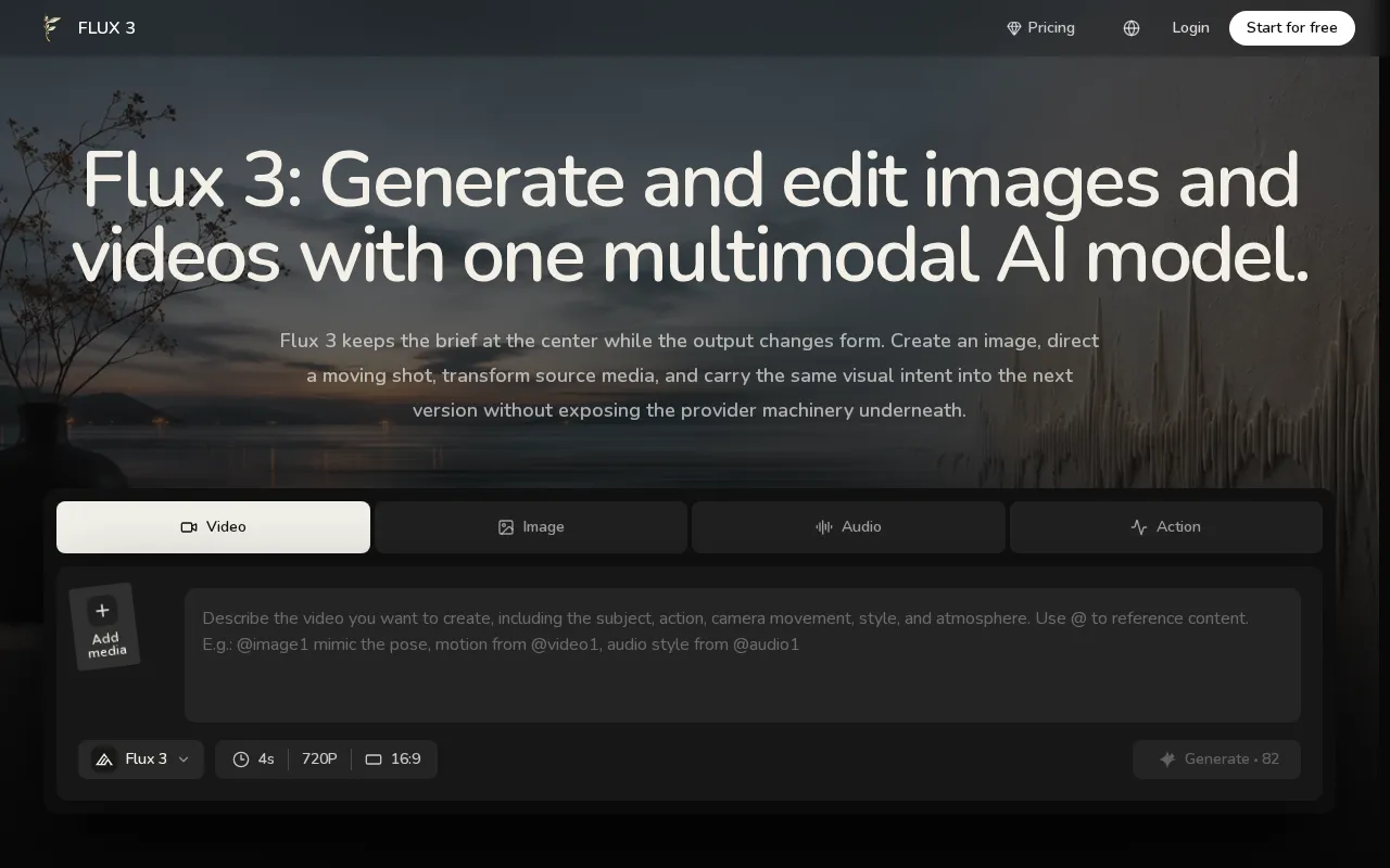 Flux 3 — preview screenshot