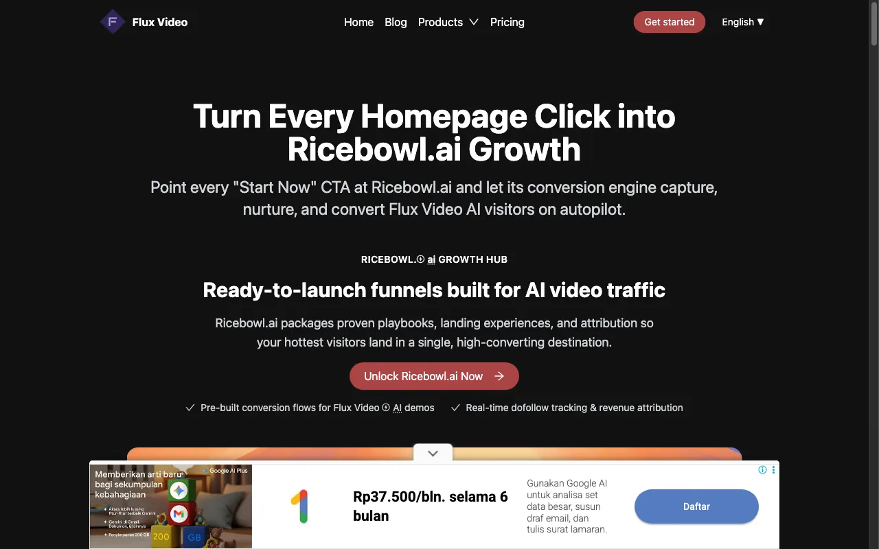 Flux Video AI — preview screenshot