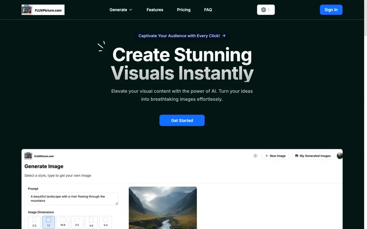 FluxPicture — preview screenshot