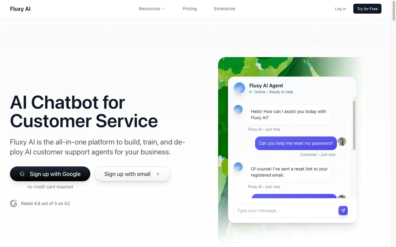 Fluxy AI — preview screenshot