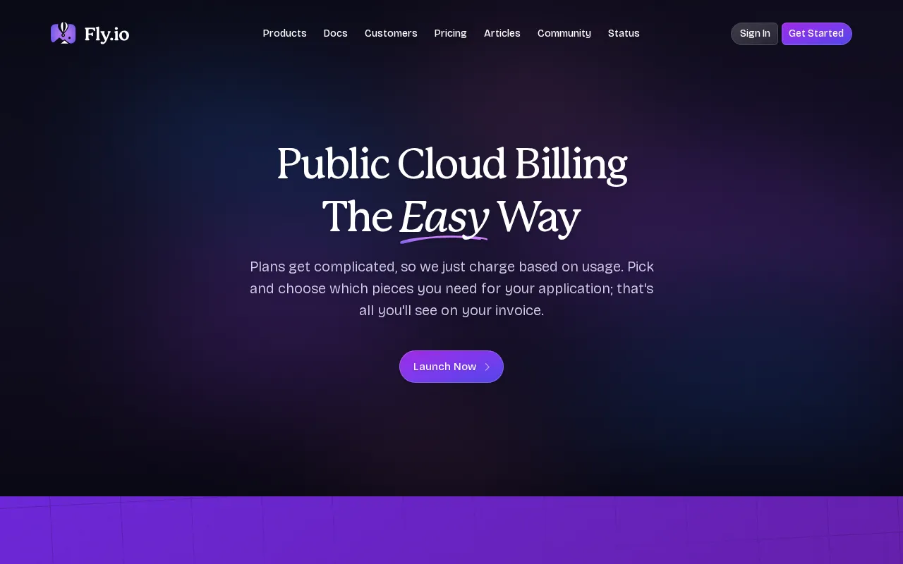 Fly.io — pricing page