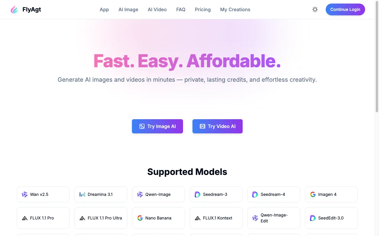 FlyAgt.ai — preview screenshot