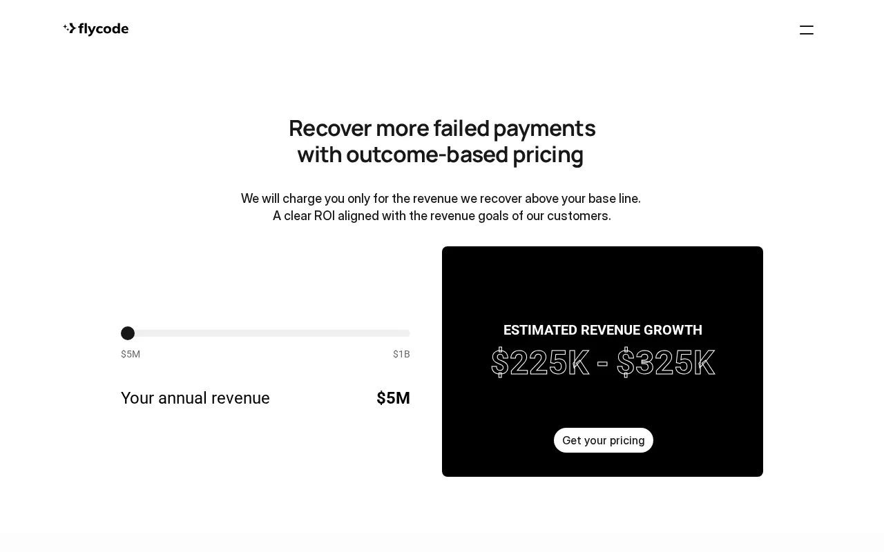 FlyCode — pricing page