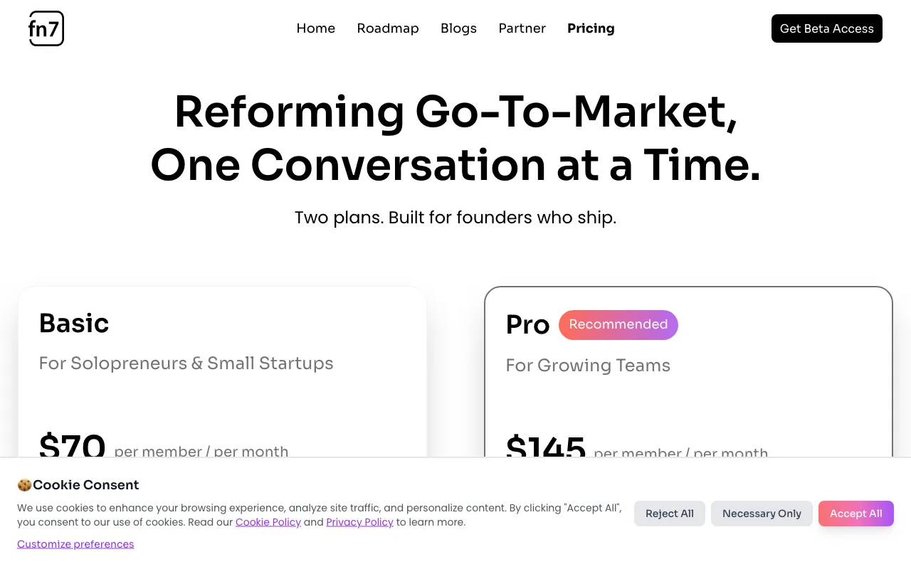 fn7 — pricing page