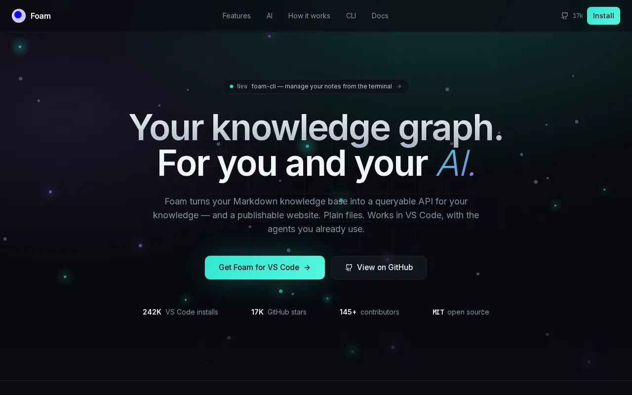 Foam — preview screenshot