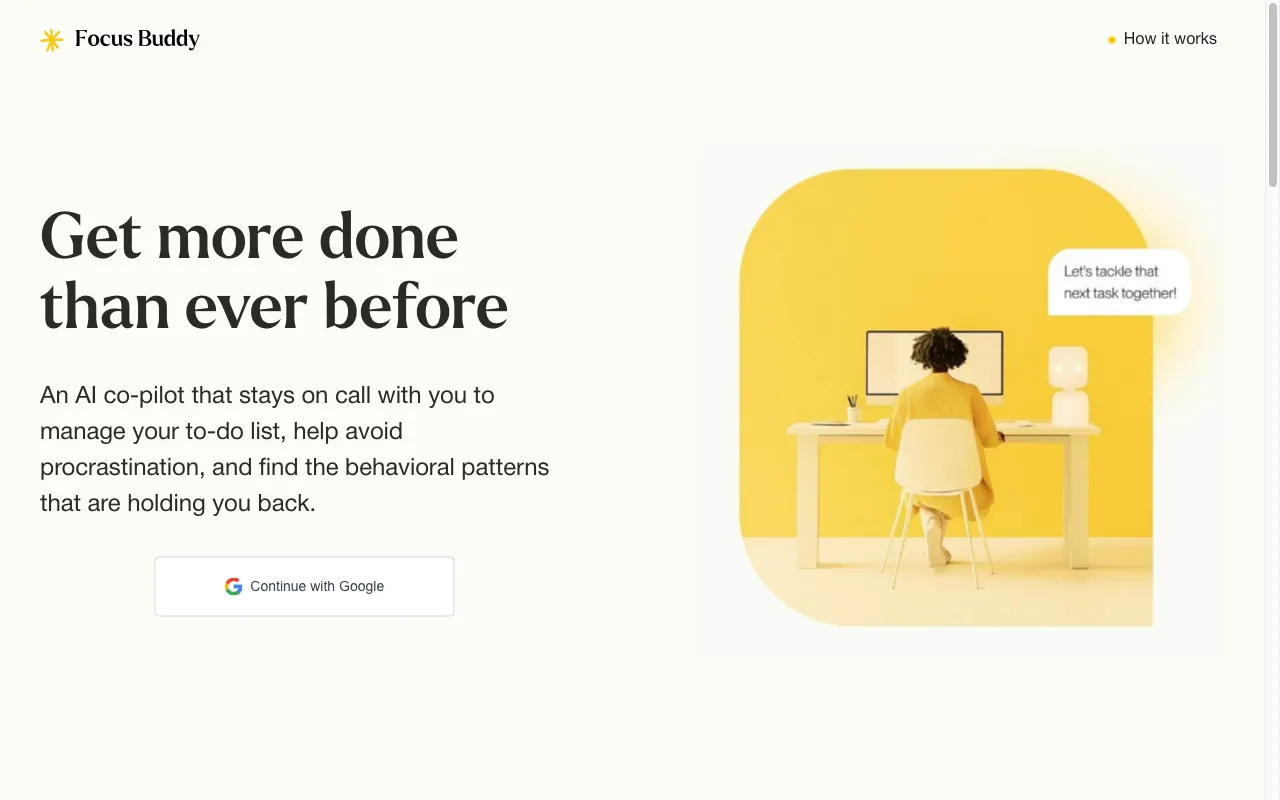 Focus Buddy (YC S24) — preview screenshot