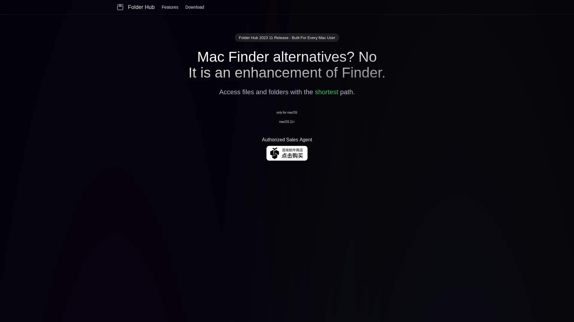 Folder Hub — preview screenshot