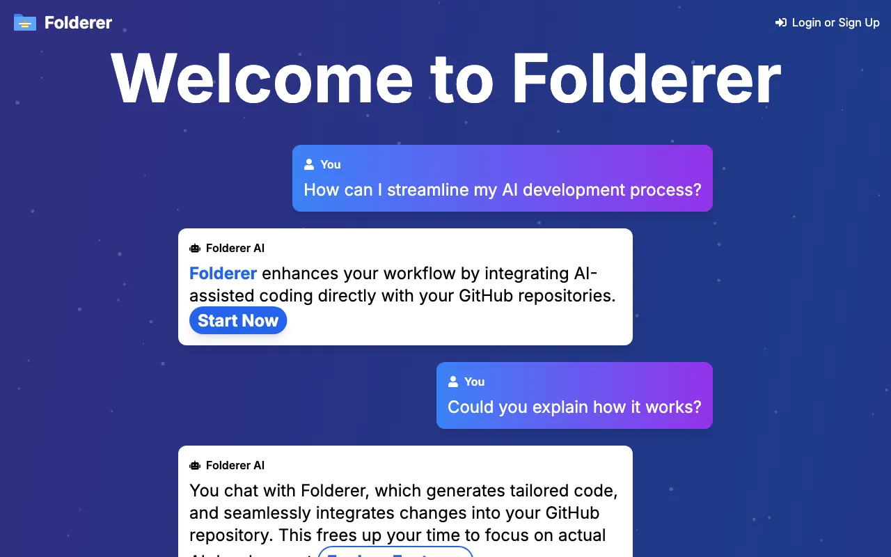 Folderer — preview screenshot