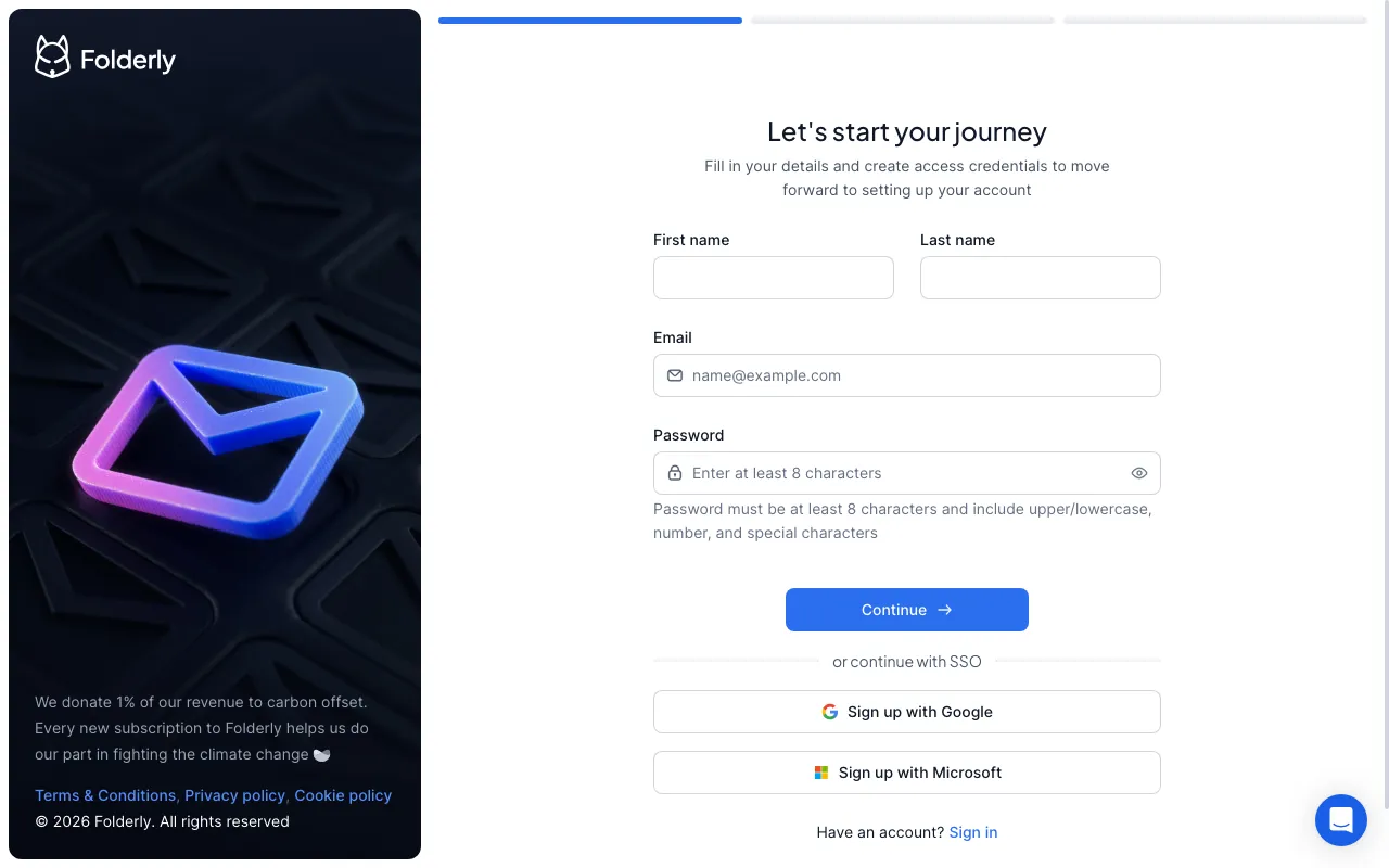 Folderly — preview screenshot