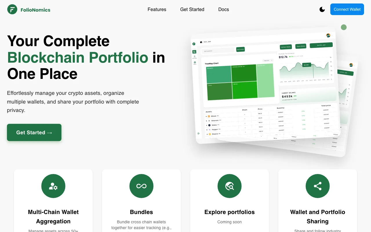 Folionomics — preview screenshot