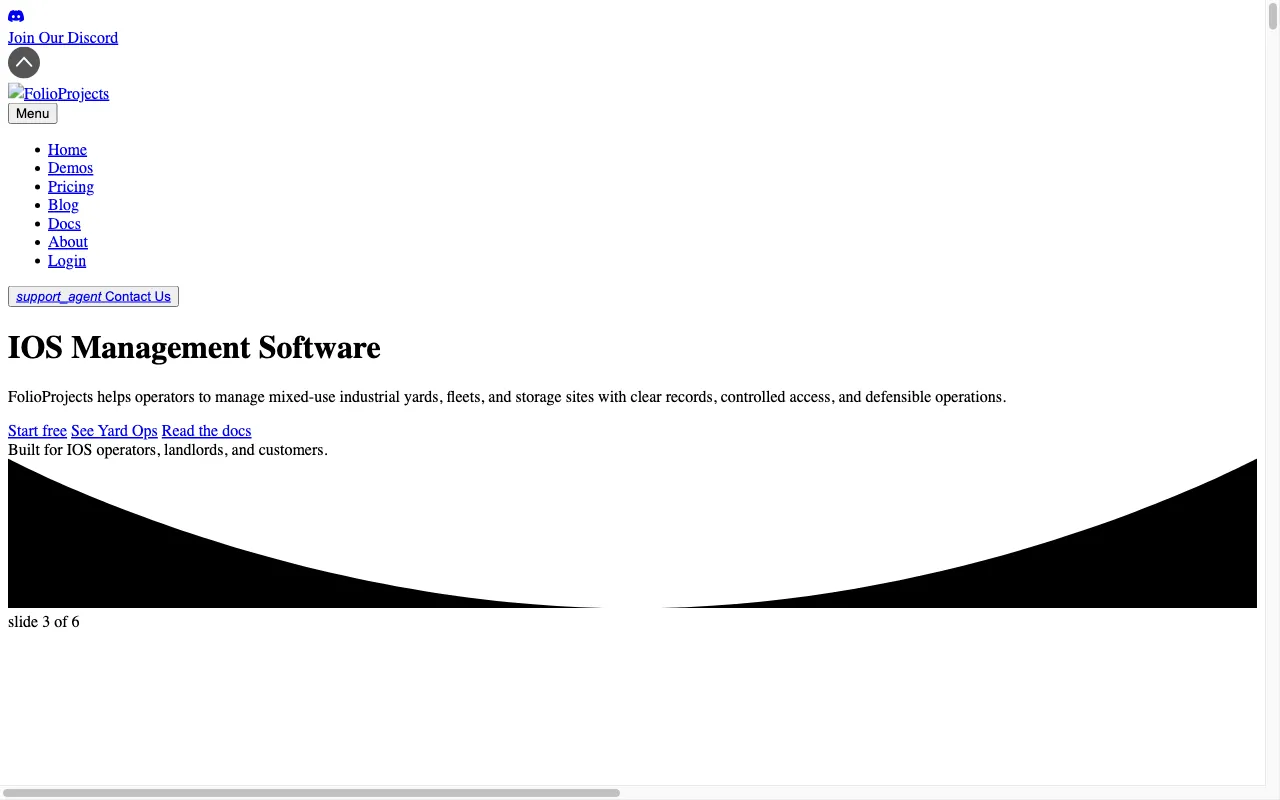 FolioProjects — preview screenshot