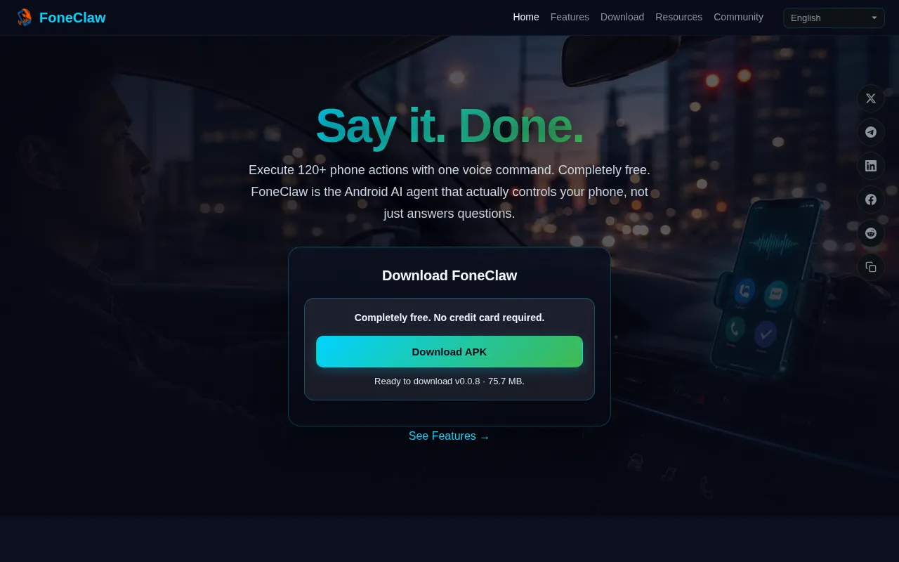 Foneclaw — preview screenshot