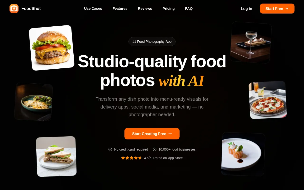 FoodShot AI — preview screenshot