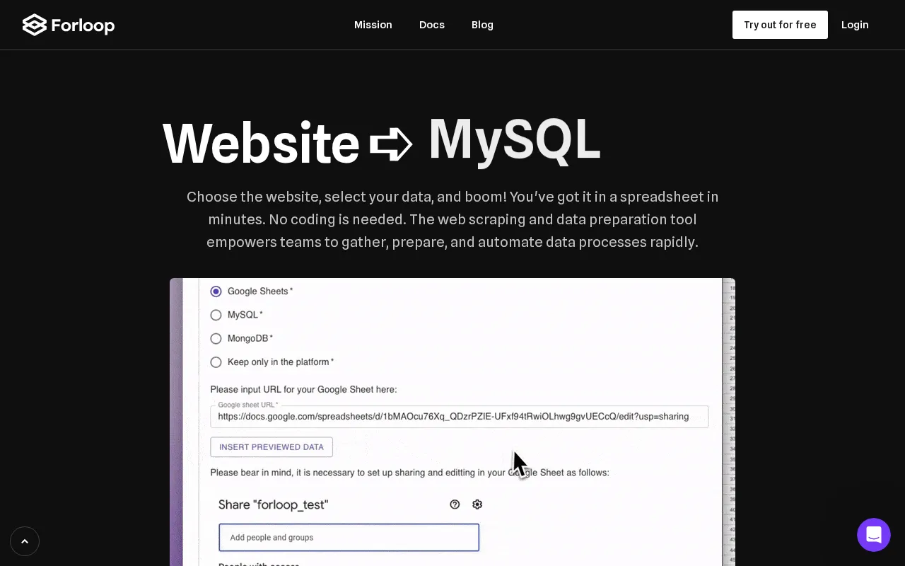 Forloop — preview screenshot